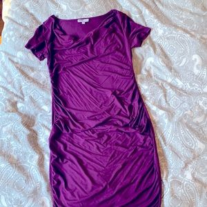 Momo Maternity purple dress